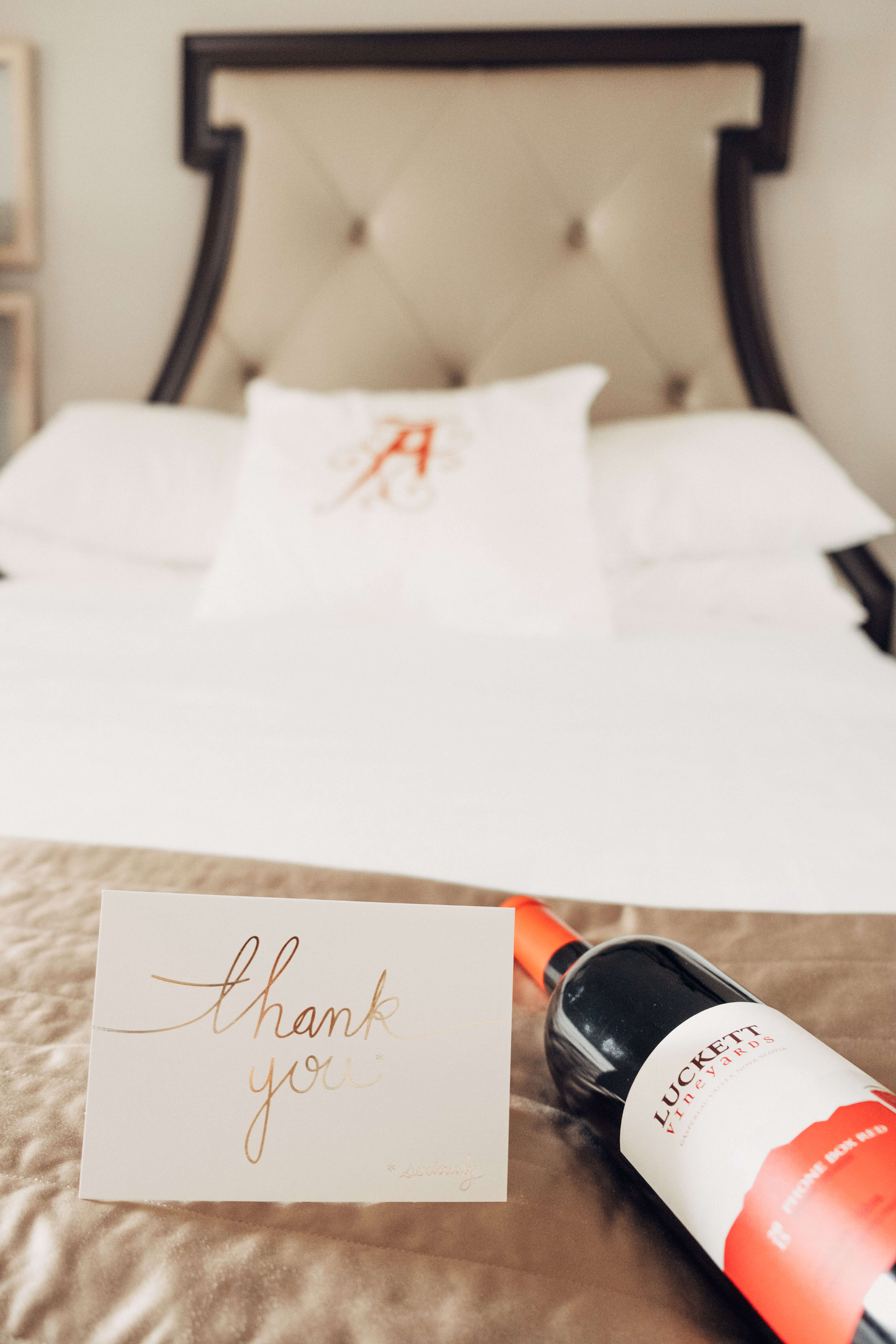 Bed at Algonquin Resort