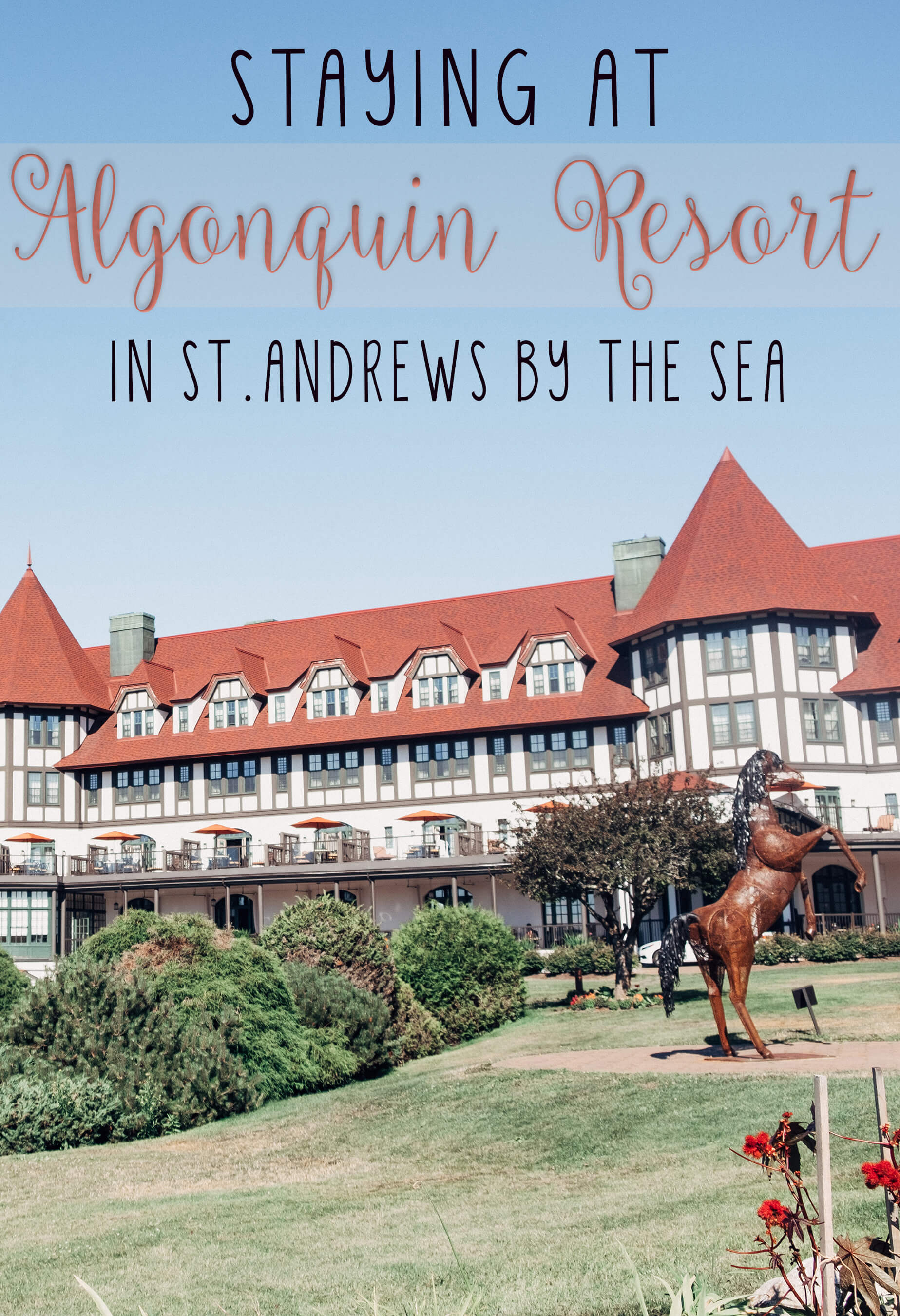 Picture of Algonquin Resort with text