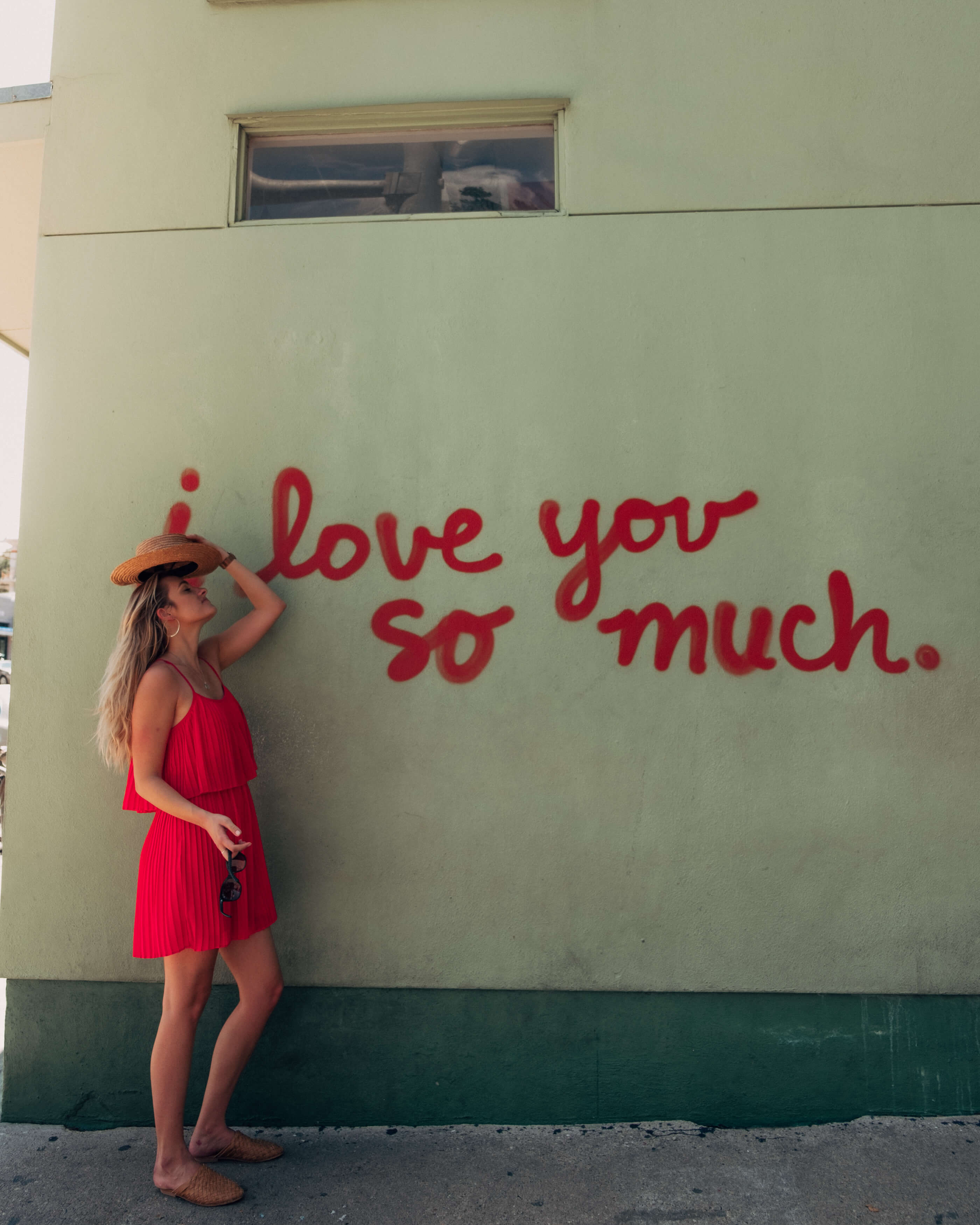 I love you so much mural