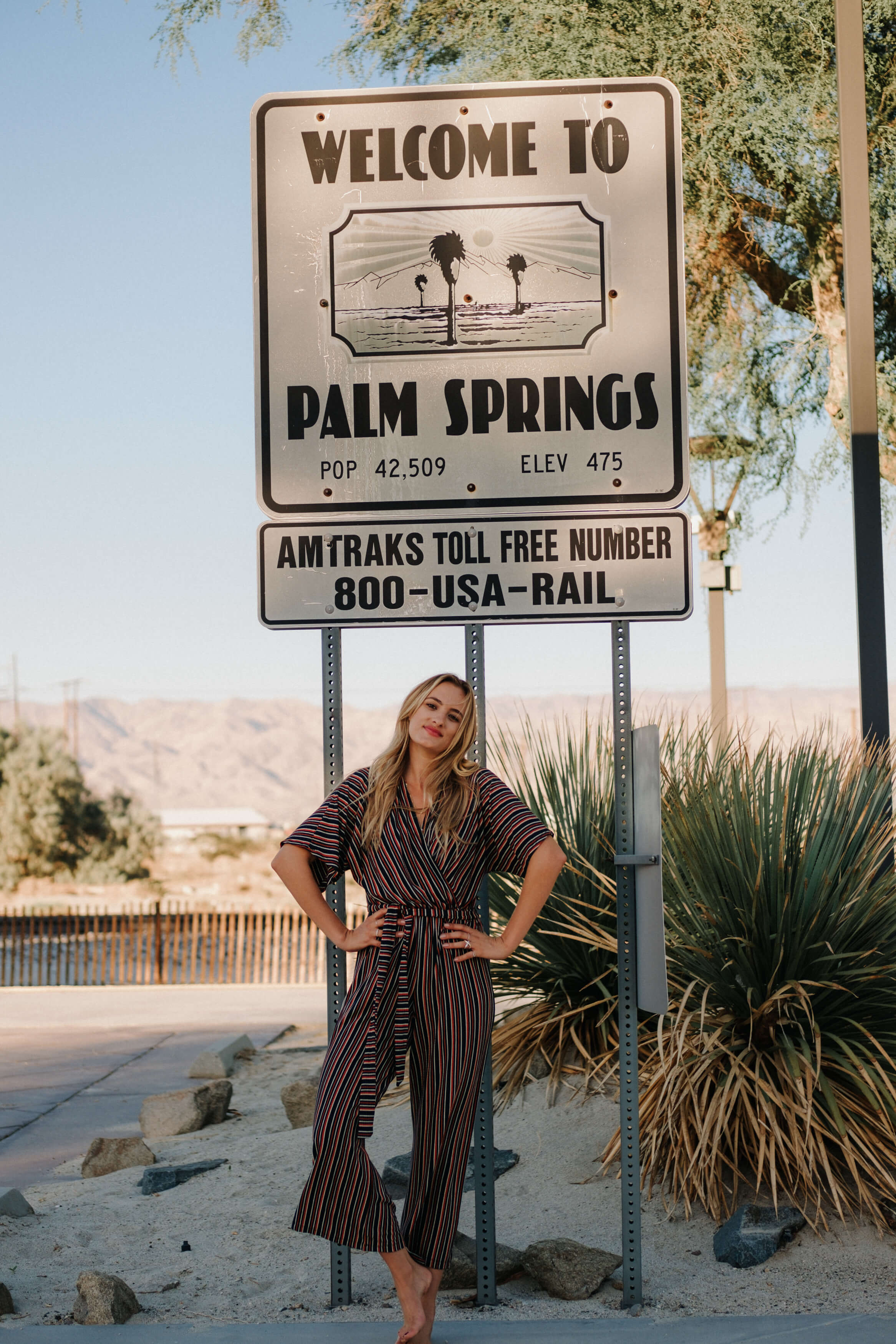 Palm Springs Welcome Sign