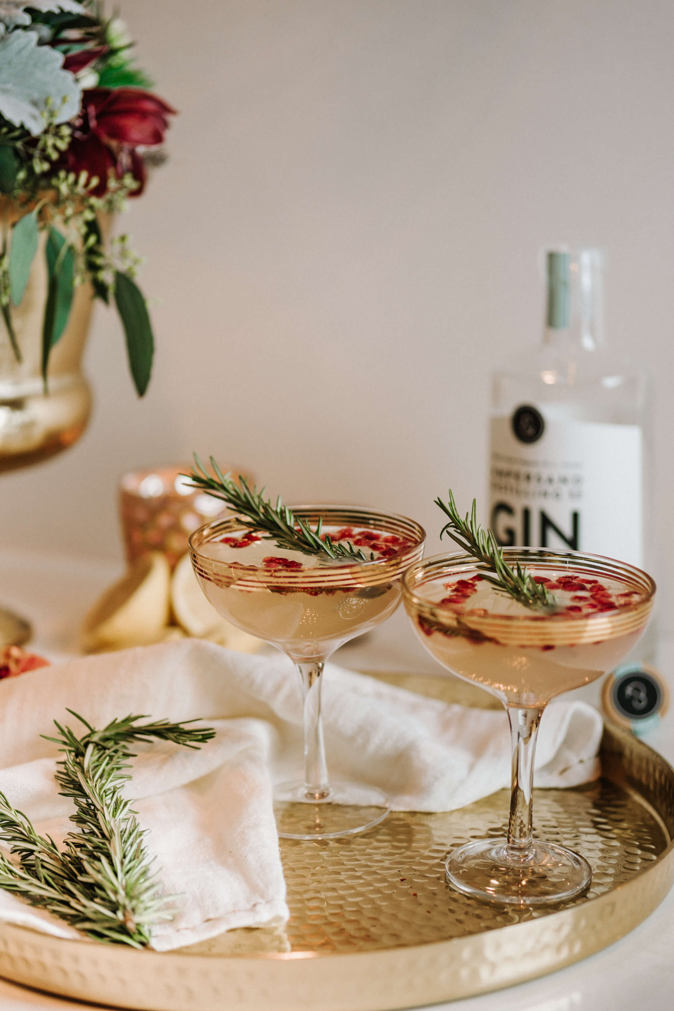 French 75 Holiday Cocktail
