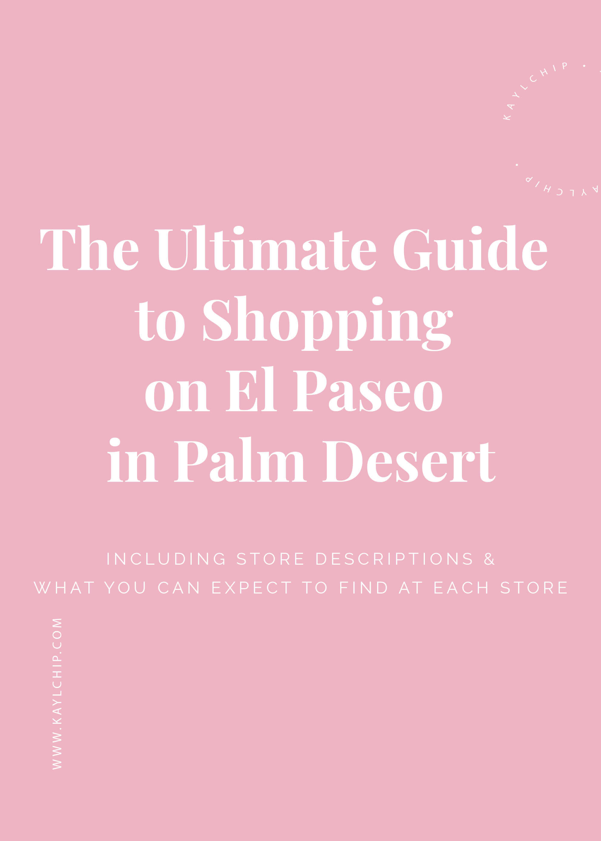 Drop What You Have and Shop at These 5 Fashion Meccas in Palm Desert
