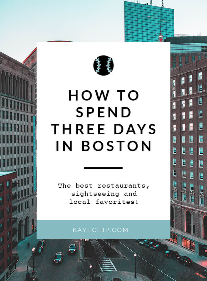 things to do 3 days in boston