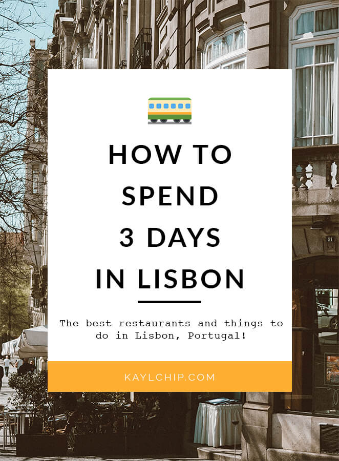 weekend in lisbon itinerary
