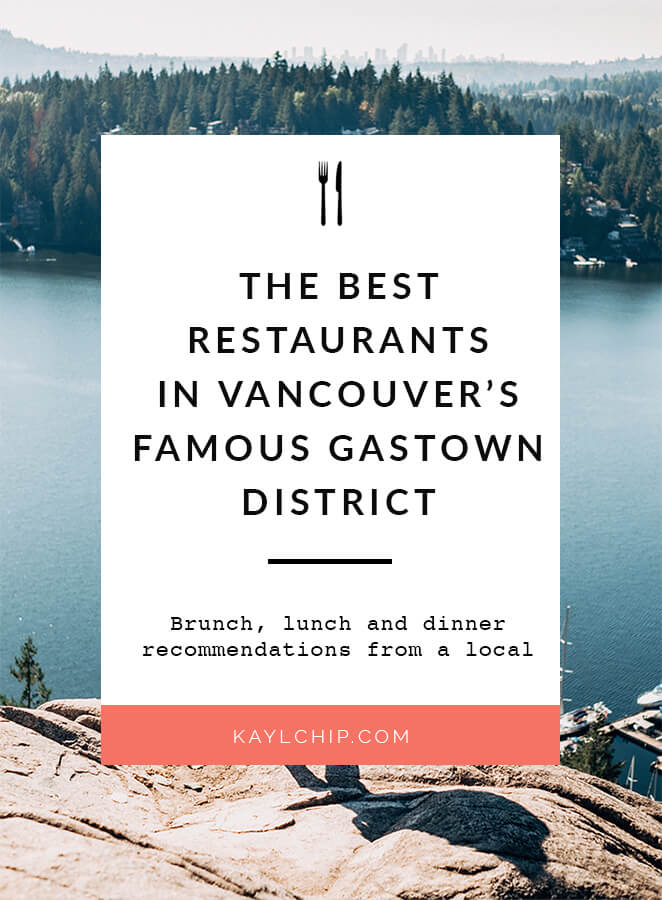 gastown restaurants where to eat vancouver
