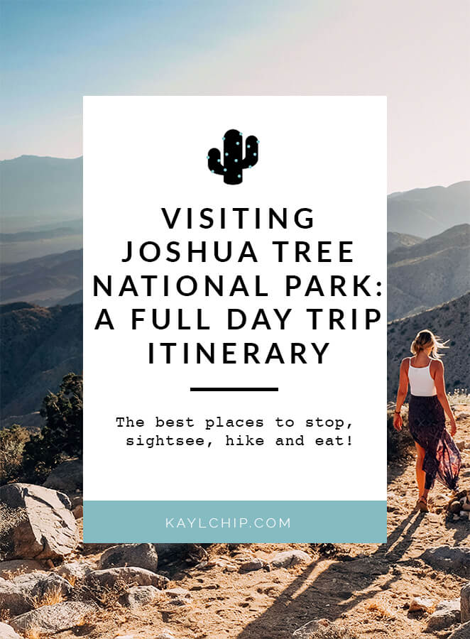 joshua tree day trip itinerary