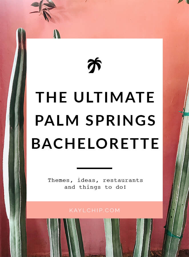 palm springs bachelorette