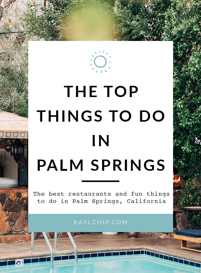 things to do palm springs