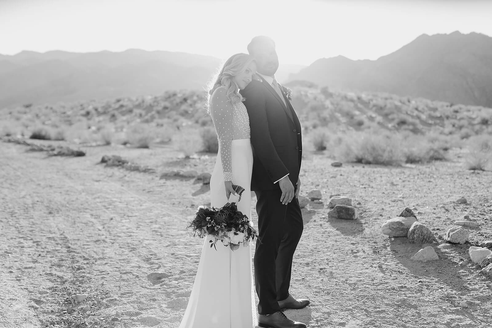 Palm Springs Desert Wedding Photo