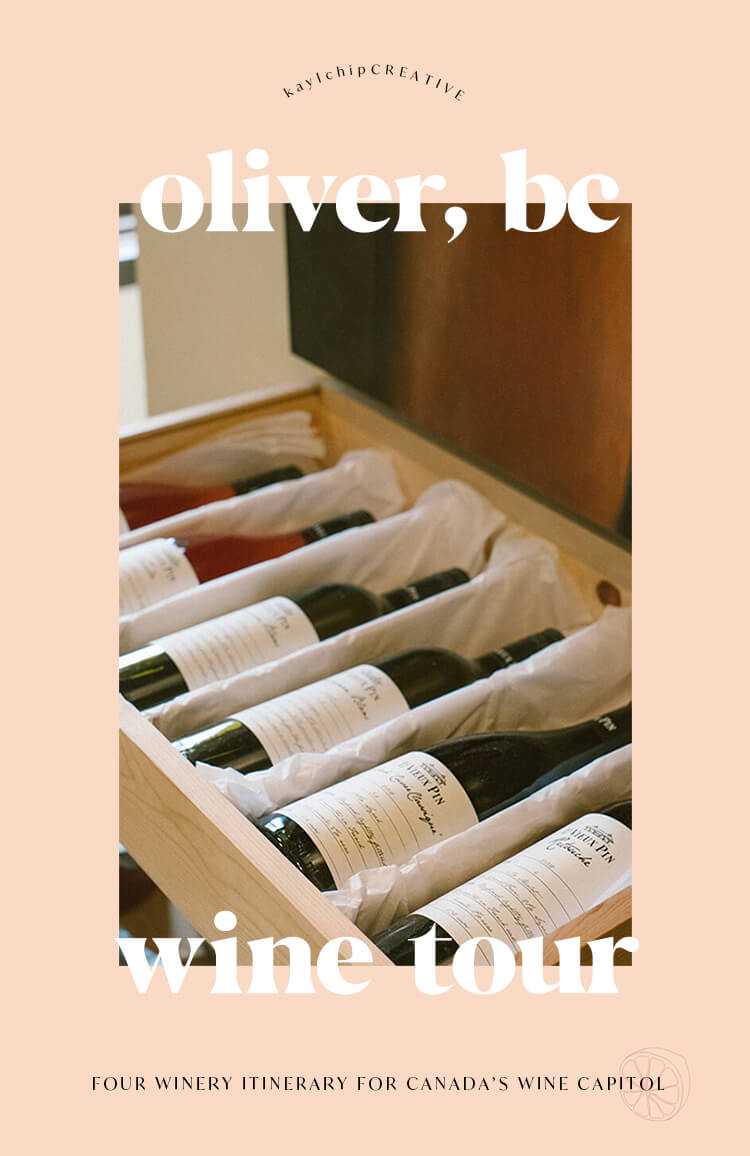 oliver bc wine tour itinerary cover image